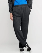 Hanes Men Fleece Sweatpants w/ pockets ComfortSoft EcoSmart Low-pill High Stitch