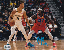 DYSON DANIELS signed NEW ORLEANS PELICANS basketball 8X10 photo BECKETT BW54547