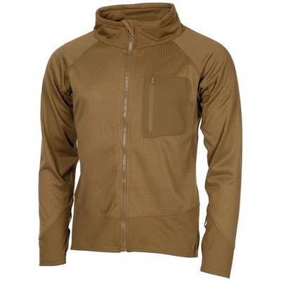 US Tactical Outdoor Army Unterziehjacke Military Grid Jacket Jacke coyote 3XL