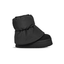 Ugg Reversible Leg Warmer Platform Mini Boot Classic Mini Dipper Black