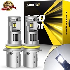 1/2SET HB5 9007 LED Headlight Bulbs 6500K Bright White 1:1 Size High Brightness