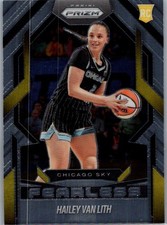 2025 Panini Prizm WNBA #12 Hailey Van Lith Fearless