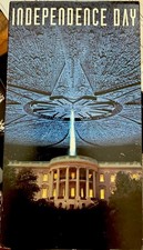 Independence Day VHS 20th Century Fox 1996 PG-13 Will Smith Goldblum w/inserts