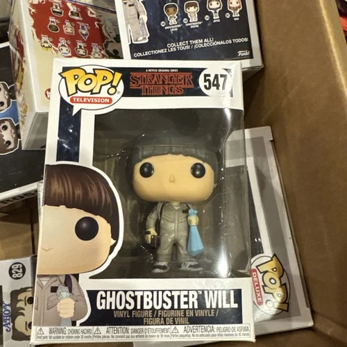 Funko Pop!Stranger Things - Will Byers (Ghostbusters) #547 Side Box Unglued