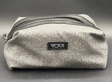 NEW TUMI for Delta Airlines Amenity Kits Pouch Case Travel One Gray Toiletry