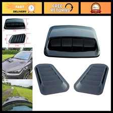 3pcs Car Air Flow Vents Hood Scoop Turbo Bonnet Cover Decorative Intake Access 3pcs Car Air Flow Vents Hood Scoop Turbo Bonnet Cover Decorative Intake Access