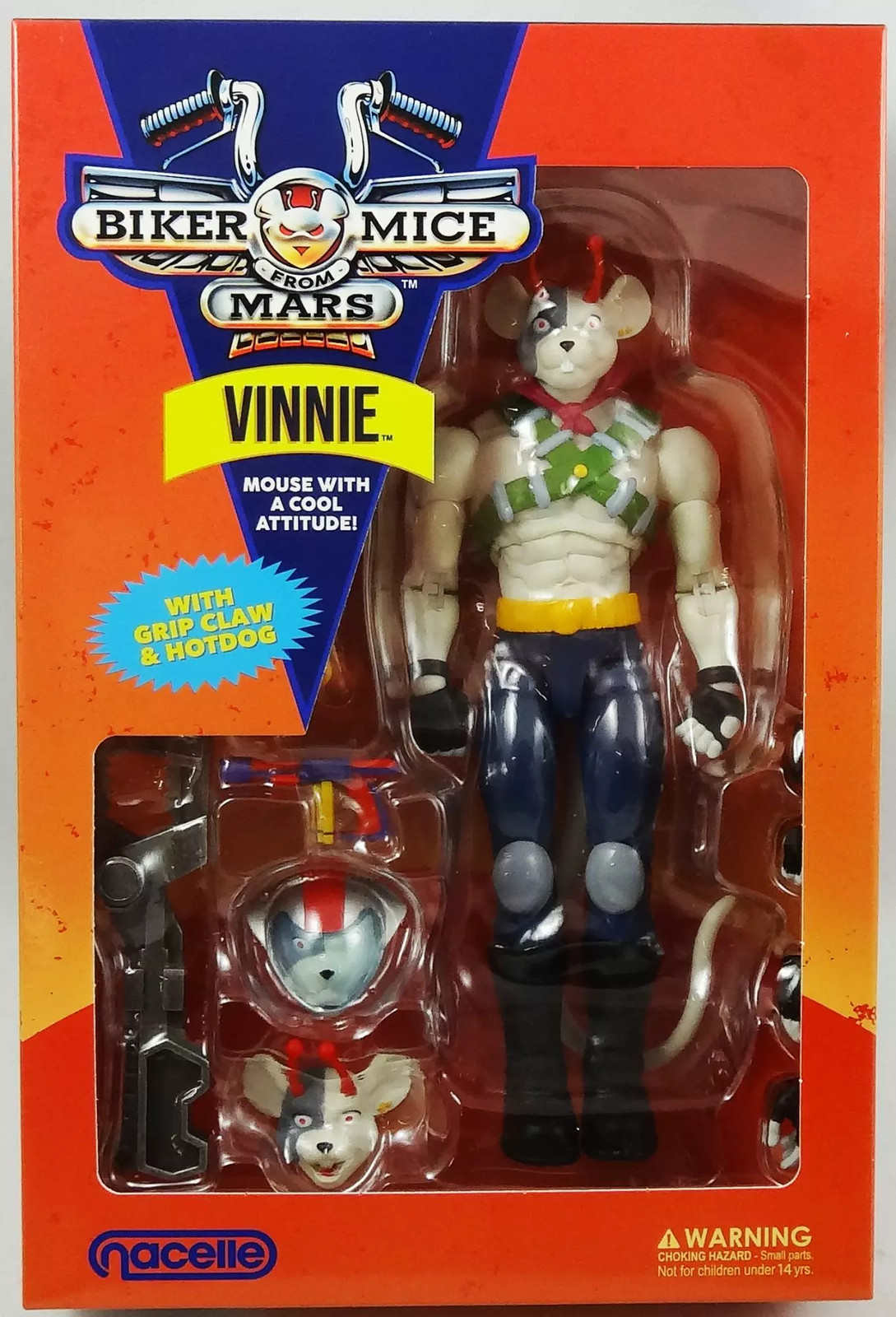 Biker Mice from Mars figurine Vinnie 17cm pour decor de bureau et vitrine