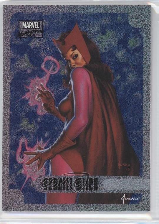 2016 Upper Deck Marvel Masterpieces Holofoil Scarlet Witch #13 1u0