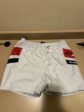 Vintage 90s Fila Sport Light Grey Diagonal Gr...