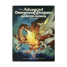 TSR AD&D 1st Ed Monster Manual (2nd Cover, Or...