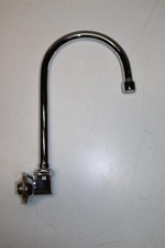 Sani-Lav 2RUA9 Chrome Plated Brass Splash-Mount Faucet Spout
