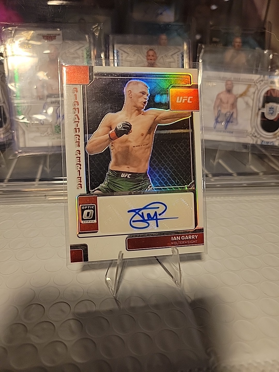 2023 Panini Donruss Optic UFC - Signature Series Ian Machado Garry #SS-IGR (AU)