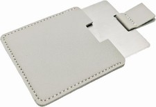 Pocket Mirror Travel 2.36 Inches Mini Handheld 2.4"L x 2.4"W, Grey