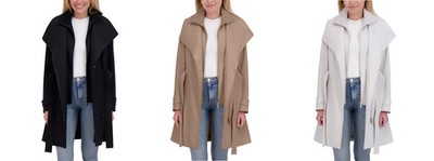 Halston Women's Belted Trench Coat