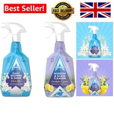 Crystal Clear Window Cleaner & Daily Shower Spray Twin Pack - Streak Free 750ml 17.32 per litre
