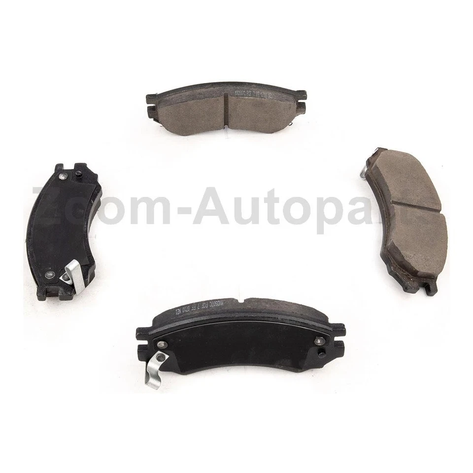 Front Rear Ceramic Brake Pads + Drum Brake Shoes for 1991-1992 Saturn SC - Image 2 of 4