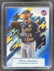 2025 Topps Pristine Paul Skenes Blue Refractor #/75 Pirates