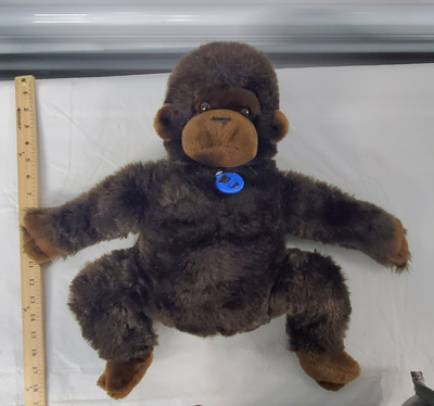 Vintage Dakin Monkey Chimp Gorilla Plush Stuffed Toy 1979 17 inches