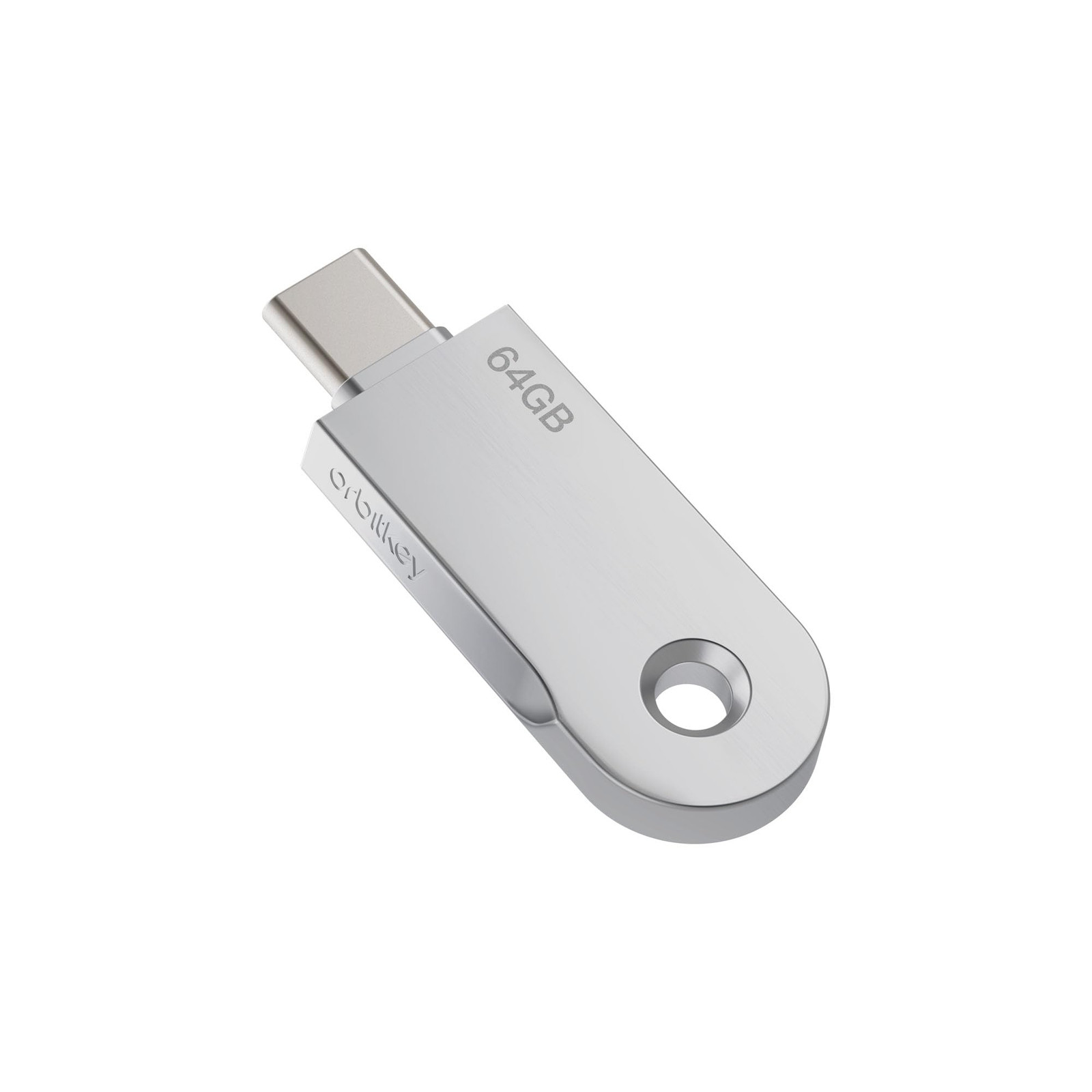 Orbitkey USB-C   Duimaandrijving met snelle overdracht chip   Slim profiel compa