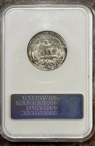 1958-P Washington Silver Quarter 25c NGC MS66 Grade Beautiful Coin 90% Silver