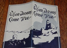 RARE C. 1915 WHERE DREAMS COME TRUE SWITZERLAND TOURIST TRAVEL BROCHURE