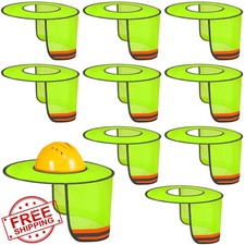 Jspupifip Hard Hat Sun Shade 10 Pack High Vis Reflective Visor