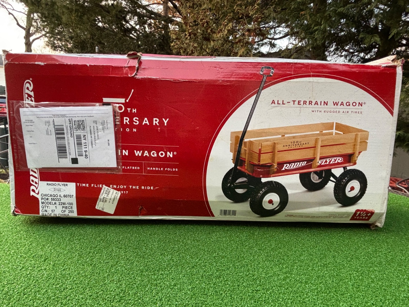 Radio Flyer Model 22W-100 ALL-TERRAIN WAGON 100TH ANNIVERSAR