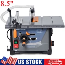 8-1/2 Inch Table Saw for Josites 15 Amp Portable Woodworking Table Saw Low Noise