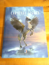 Carnival Legend Inaugural Cruise Sailing Commemorative Book HCDJ