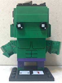 Lego Brick Headz Marvel THE HULK 8 Building Toy 41592 BrickHeadz Box Manual 