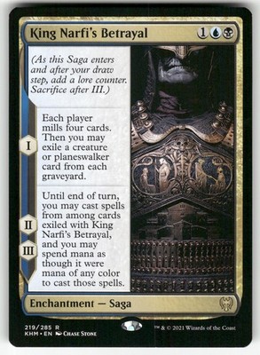King Narfi's Betrayal 219 Rare Kaldheim Magic: The Gathering Near Mint