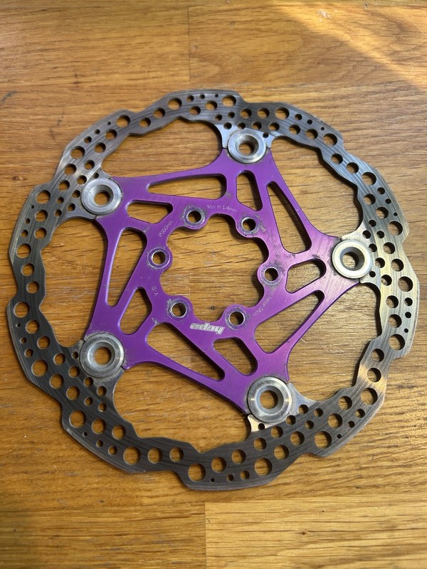 Hope Floating Rotor 160mm Purple 6 Bolt