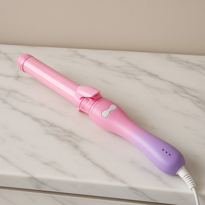 Beachwaver B1 Rotating Curling Iron in Pink Sunset 1'' Barrel - Pink Sunset