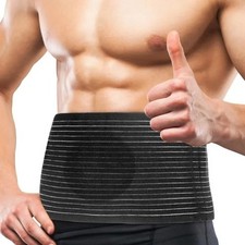 Umbilical Hernia Belt for Men and Women Abdominal Support Binder with Compress