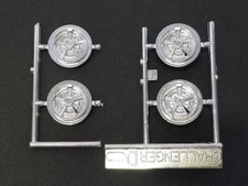 1973 Dodge Challenger Magnum 500 Style Wheels For Arii 124 Model Kit 73 1973 Dodge Challenger Magnum 500 Style Wheels For Arii 124 Model Kit 73