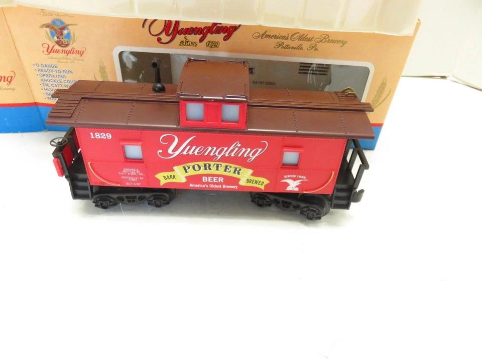 VINTAGE K-LINE TRAINS- YUENGLING K-619111 - 'PORTER' CABOOSE- 1997- NEW- B18 - Image 3 of 4