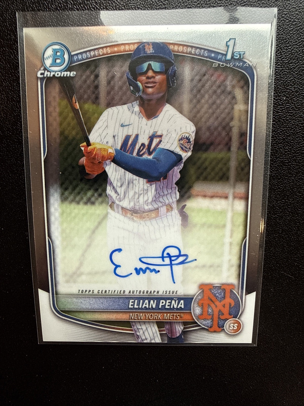 2025 Bowman Chrome - Prospect Autographs Elian Pena, Elian Pena #CPA-EP (AU, RC)