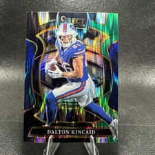 2025 Panini Select - Concourse Dalton Kincaid #85 Black & Green Shock Prizm