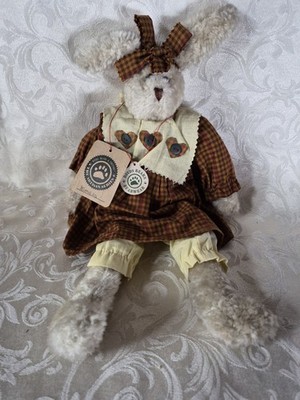 VTG Boyds The Artisan Series Hand Crafted Soft 15in Rabbit ''MIMOSA'' OriginalTags