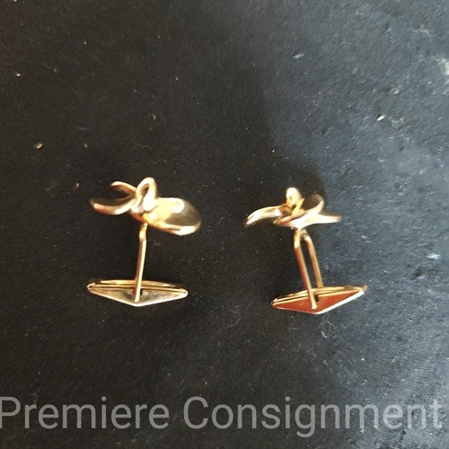 14K Gold Propeller Cuff Links from Reeds Jewelers 11.17 grams - Picture 4 of 12