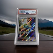2024 Pokémon Stellar Crown Bulbasaur Illustration Rare #143 PSA 10 Gem Mint