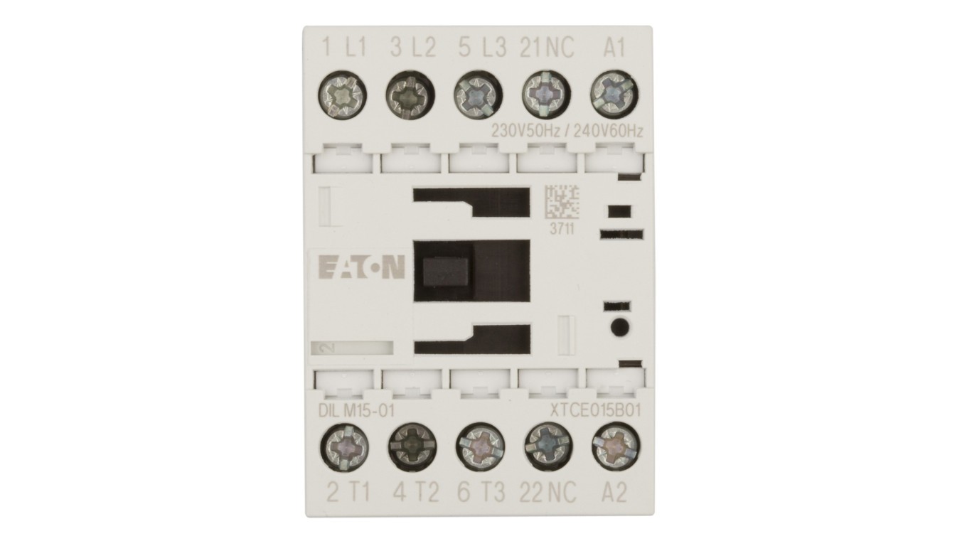 Power Contactors 15A 3P 230V AC 0Z 1R DILM15-01 DILM 290093