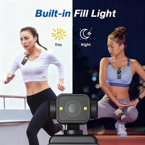 1080P Pocket Action Camera 360° Rotation WiFi Vlog Camera Handheld Sports Cam DV - Picture 5 of 12