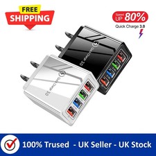 UK to US USB Plug Adapter USA America 4port USB Travel Charger Adaptor Japan