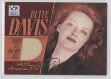 2002 Topps American Pie A Piece of American Pie Bette Davis #PAP-BD 0o9