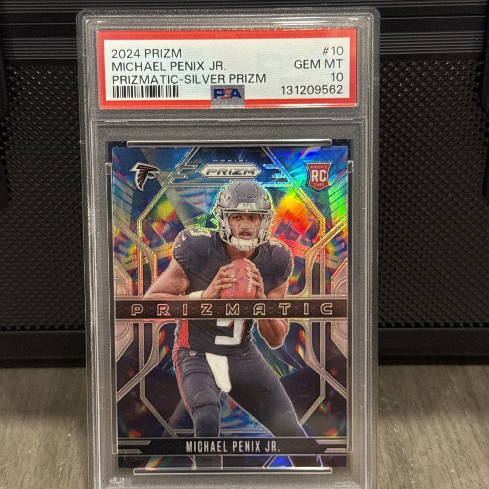 2024 Panini Prizm - Prizmatic Michael Penix Jr. #10 Silver Prizm (RC) PSA 10