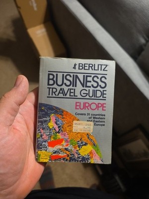 Berlitz Business Travel Guide To Europe 1980 *Great For Time Travelers*