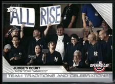 2020 Topps Opening Day #TTC-1 Judge's Court Team Traditions and Celebrations