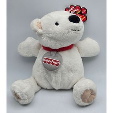 Peluche Fisher Price Bear Buddies 2004 de colección nuevo con etiquetas Sugar Polar Bear Y2K relleno