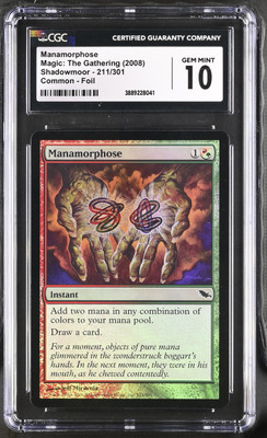 MANAMORPHOSE Shadowmoor Foil CGC 10 Gem Mint MTG [Nostalgium] | eBay